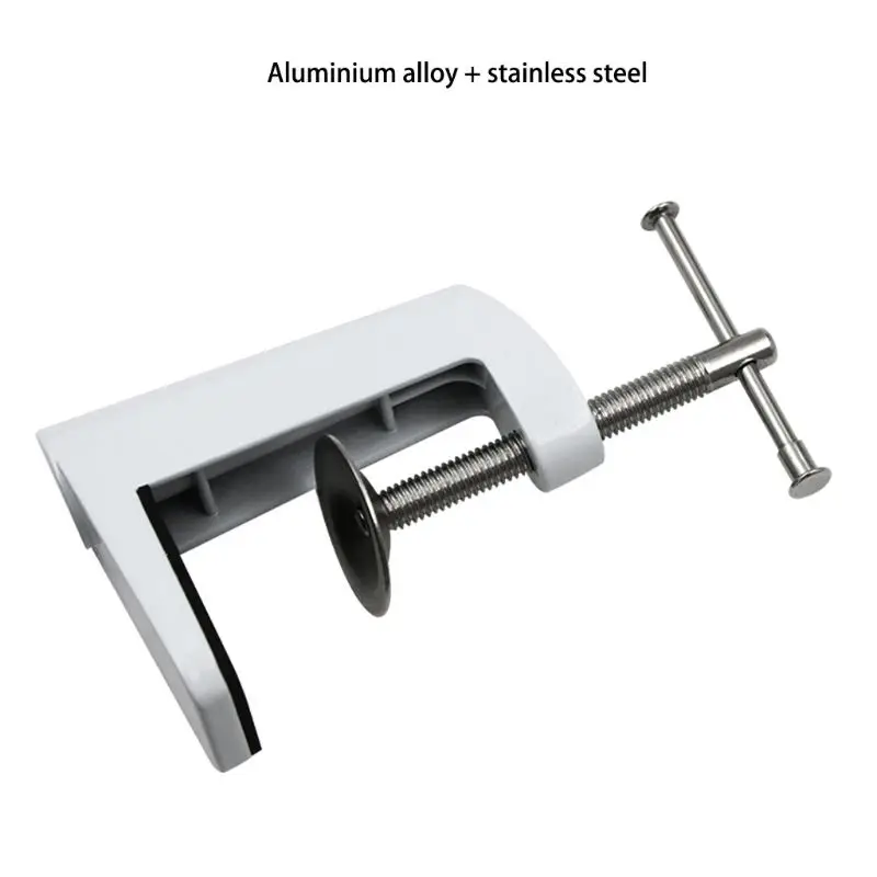 Adjustable Metal Arm Desk Clamp Clamps Table Lamp lamps Clip Holder Stand reliable to any desk