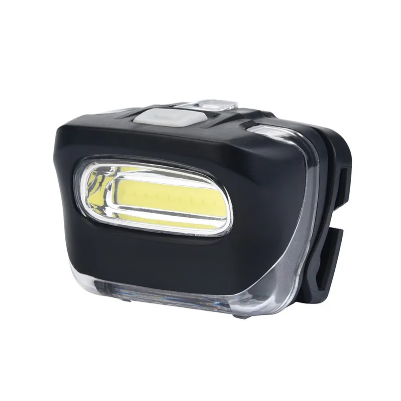 COB LED Headlight Camping Head Light LED Hiking Mini Headlamp Head Torch Light 3 Modes Headlight Outdoor Zaklamp 40DC143_