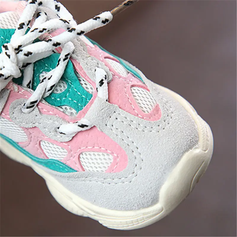 Обувь для мальчиков; повседневная детская обувь из дышащей сетки; модные детские кроссовки для мальчиков и девочек; обувь для малышей 0-2 лет; NC369