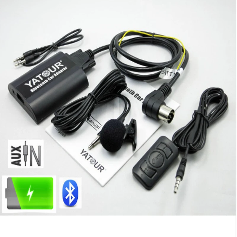 Yatour BTA Bluetooth car kit Hands free phone call A2DP music adapter