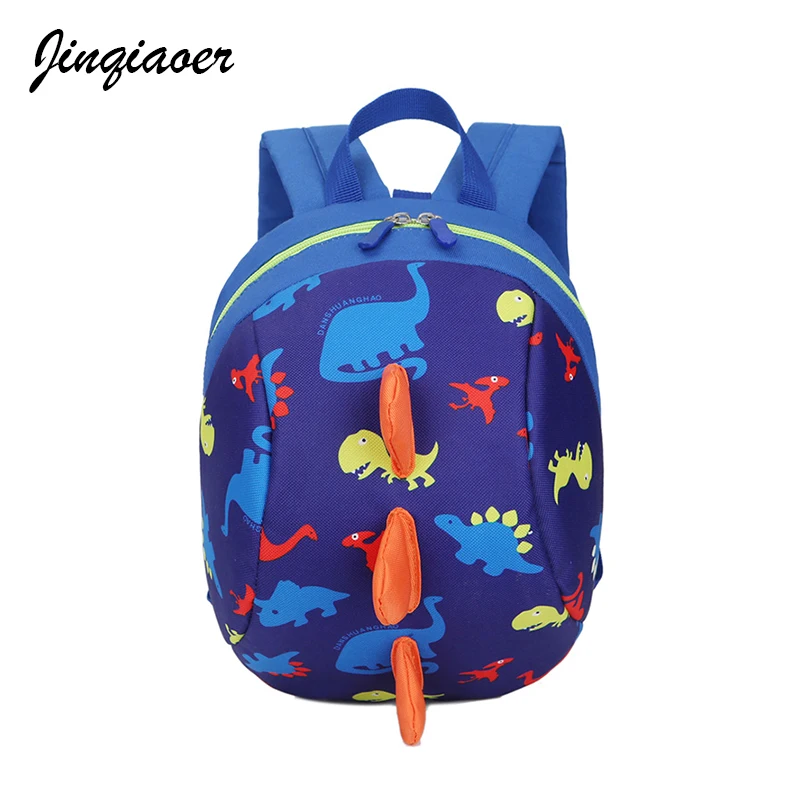 comprar Miúdo Da Escola Saco Dos Desenhos Animados 3D Animal Prints Jinqiaoer Mochila Para Bonito das Crianças Anti perdidos Mochila de Nylon Meninos Meninas sacos A4916 q