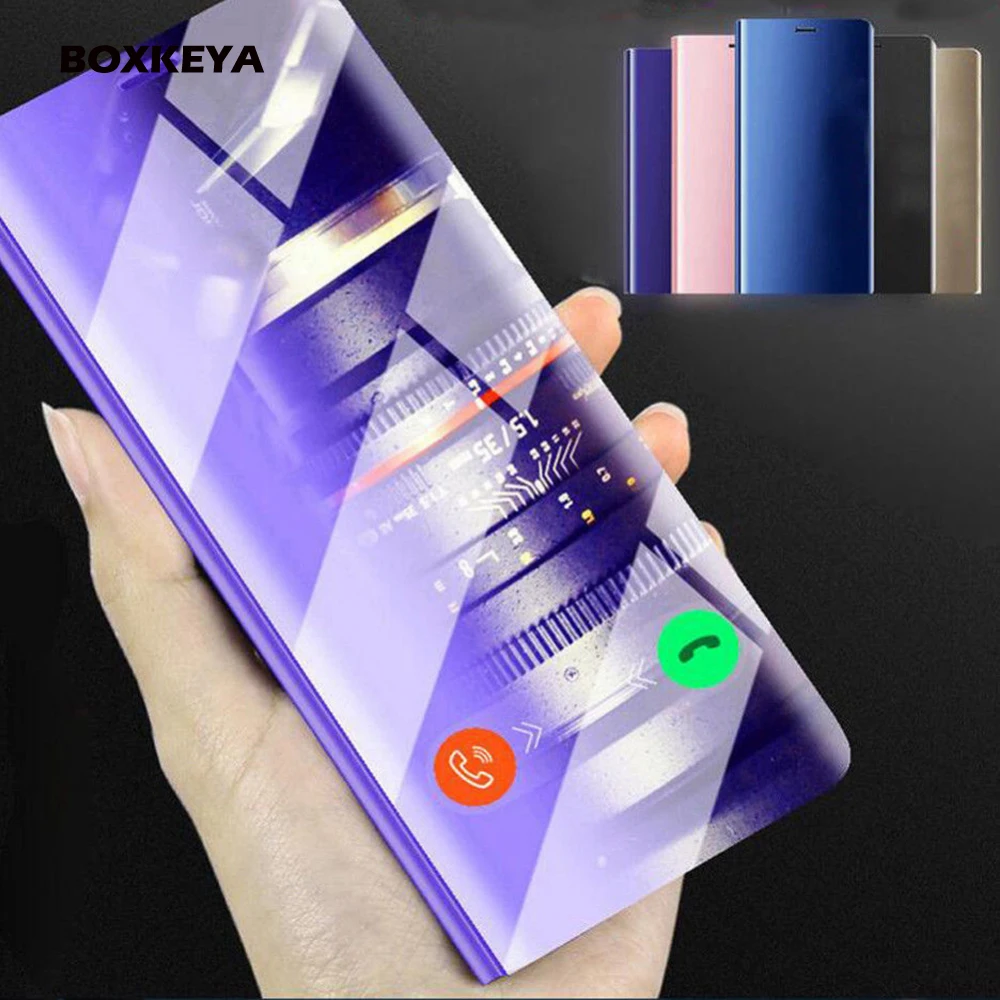 Умные зеркальные чехлы для телефонов Xiomi Xiaomi 6 A1 5X 6X 5C Note 3 Mix 2 Redmi 4X 5 Plus A2 Note5A Note5 Pro