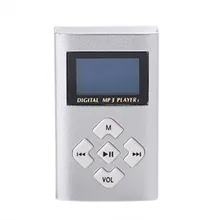 Mp3 музыкальный плеер радио FM рекордер Speler Lecteur HIFI Mp3 спортивный зажим USB Aux muziek цифровой led lcd экран mp3 плееры