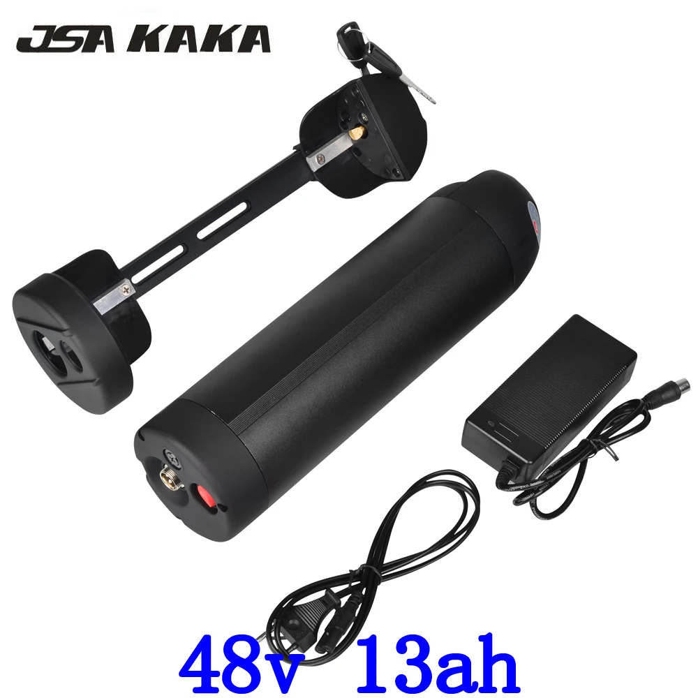 48V батарея 13AH для электрического велосипеда литиевая 500W 750W 1000W Ebike мотор с 30A BMS + 2A