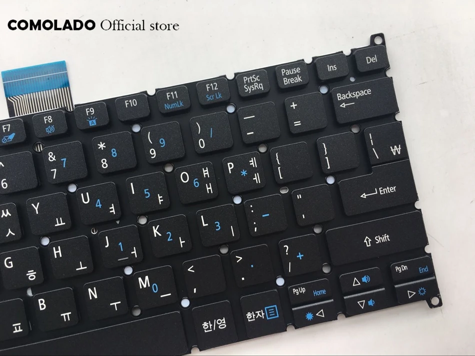 KR Korean Backlit Keyboard For Acer Aspire V5-122 122P V5-132 132P V13 V3-371 E11 E3-112 E3-111 black Keyboard KR Layout (2)