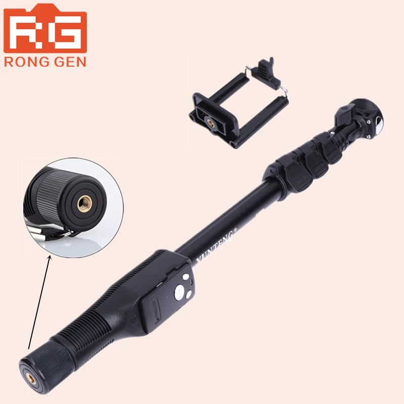 Original Brand Yunteng 1288 Selfie Sticks Handheld Monopod Phone Holder Bluetooth Shutter for iPhone GoPro Camera