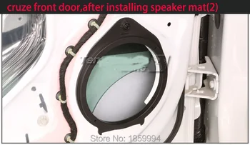 

for CHEVROLET/cruze/Malibu/AVEO/Trax front and rear door Speaker mat Adapter Plates Bracket Ring 6.5" inch