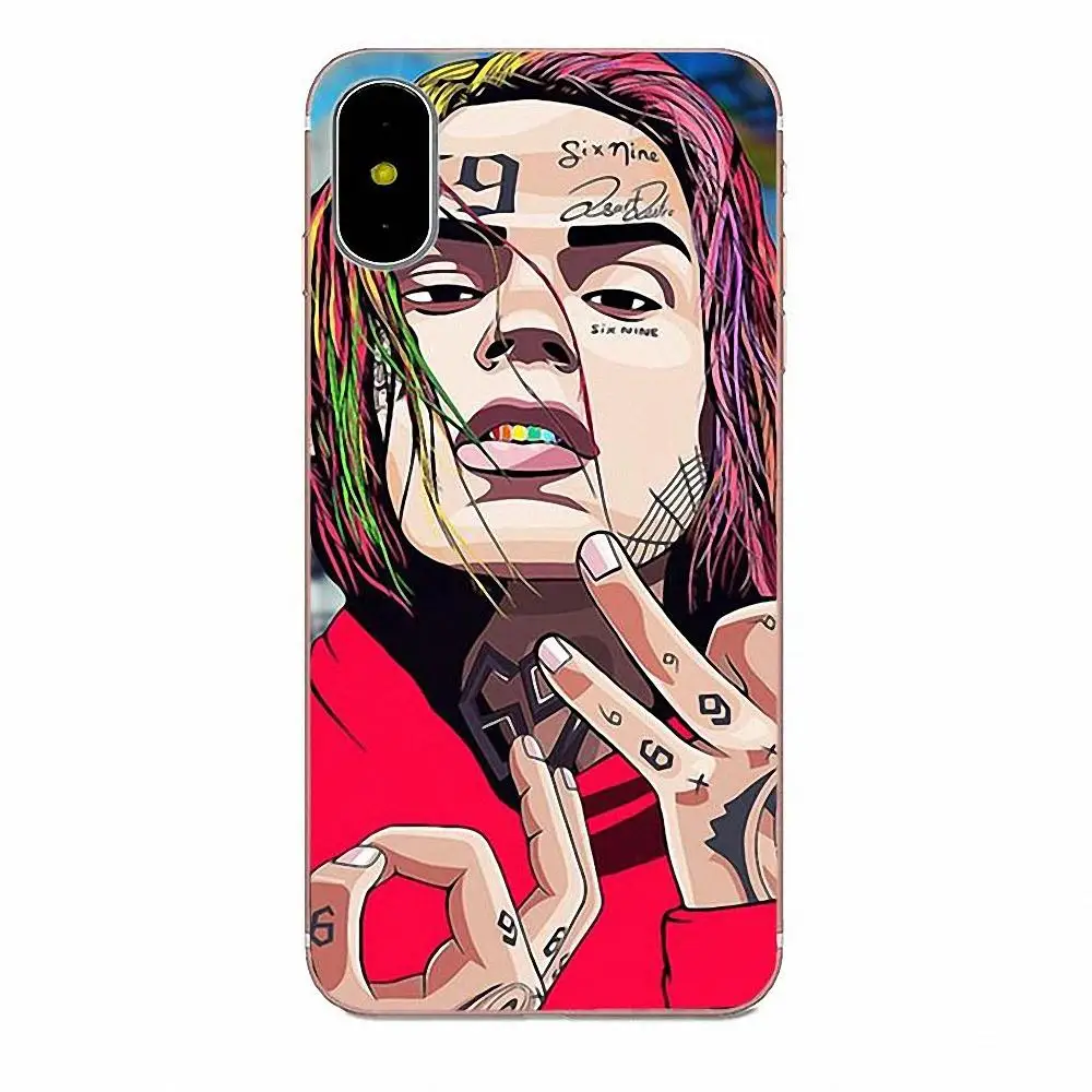 Tekashi69 6ix9ine 69 Топ детальный чехол для телефона Huawei P7 P8 P9 P10 P20 P30 Lite Mini Plus Pro 2017 2018