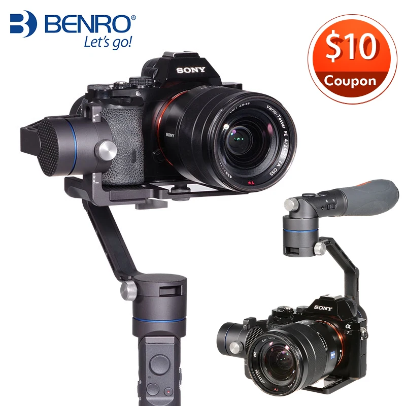 

Stabilizer Beno R1 SLR Camera Photography Handheld 3 Axis Gimbal Stabilizer for iPhone Cameras VS Smooth 4 Feiyu Zhiyun crane