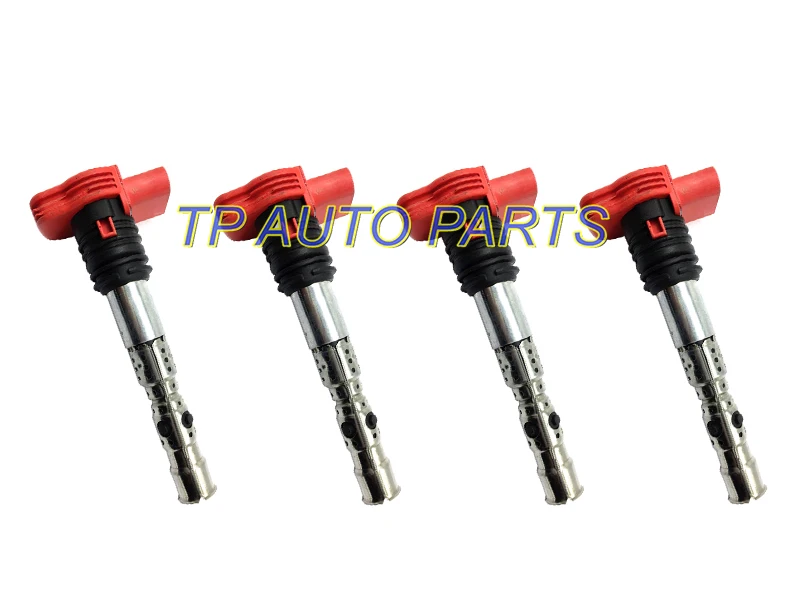 4 шт Катушка зажигания для Φ A4 1 8 T OEM 06C 905 115 L 06C905115L | Автомобили и мотоциклы
