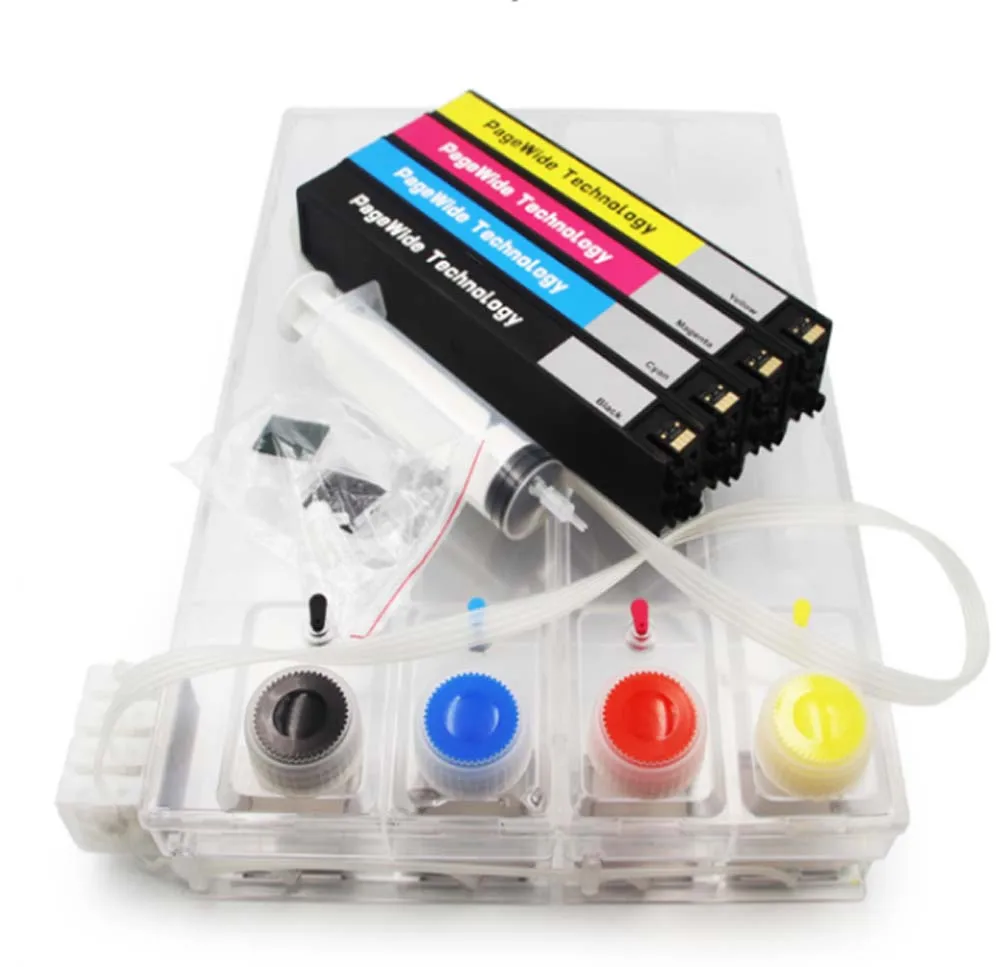 

An empty cartridge set + permanent chip 972/973/974/975 FOR PageWide 352dw/377dw/ 452dw/452dn/477dw/477dn/552dw/577dw/z