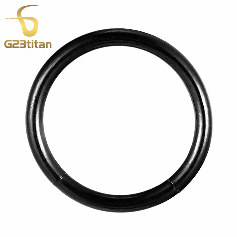 

G23titan G23 Titanium Usual Ear Piercing Rings 8mm Round Earrings SGS Certification