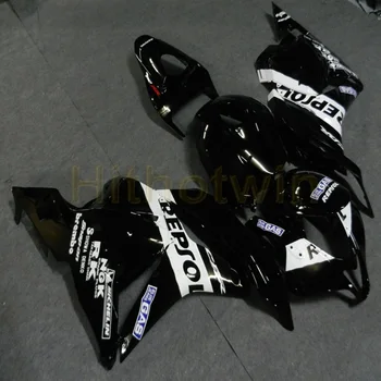 

Custom ABS Plastic Fairing for CBR600RR 2009 2010 2011 2012 Full Fairing Kits+Screws black INJECTION MOLD M2