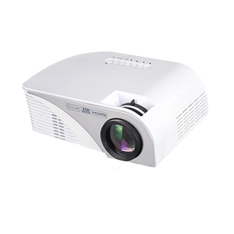 

1200 ANSI Lumens LED Home MulitMedia Theater Cinema USB TV VGA SD HDMI Mini Projector With Remote Control Projector Family #201