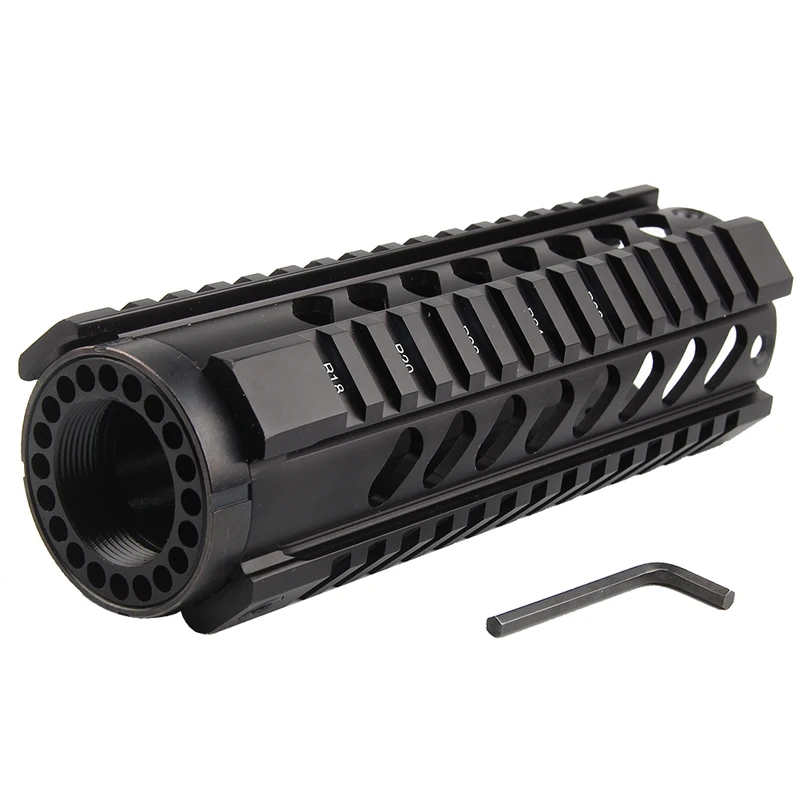 التكتيكية AR. 223/5. 56 شحن تعويم رباعية Handguard السكك الحديدية أنبوب AR-15 M16 M4 Handguard RAS الادسنس الألوان الصيد التبعي 1-0018