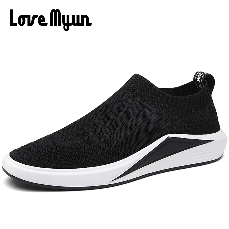 

2018 Summer Spring New fashion mens sneakers casual Mesh Breathable shoes slip on lightweight Comfortable Footwear SB-48