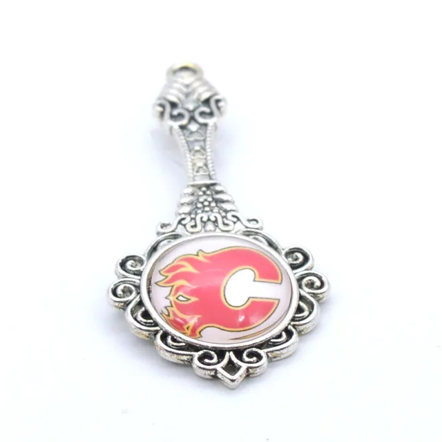 Pendant Accessories NHL Calgary Flames Charms Accessories for Bracelet