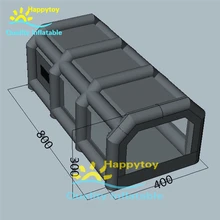 Портативная подержанная дешевая надувная покрасочная будка с фильтрующей системой/Франция надувная Автомобильная покрасочная будка для продажи