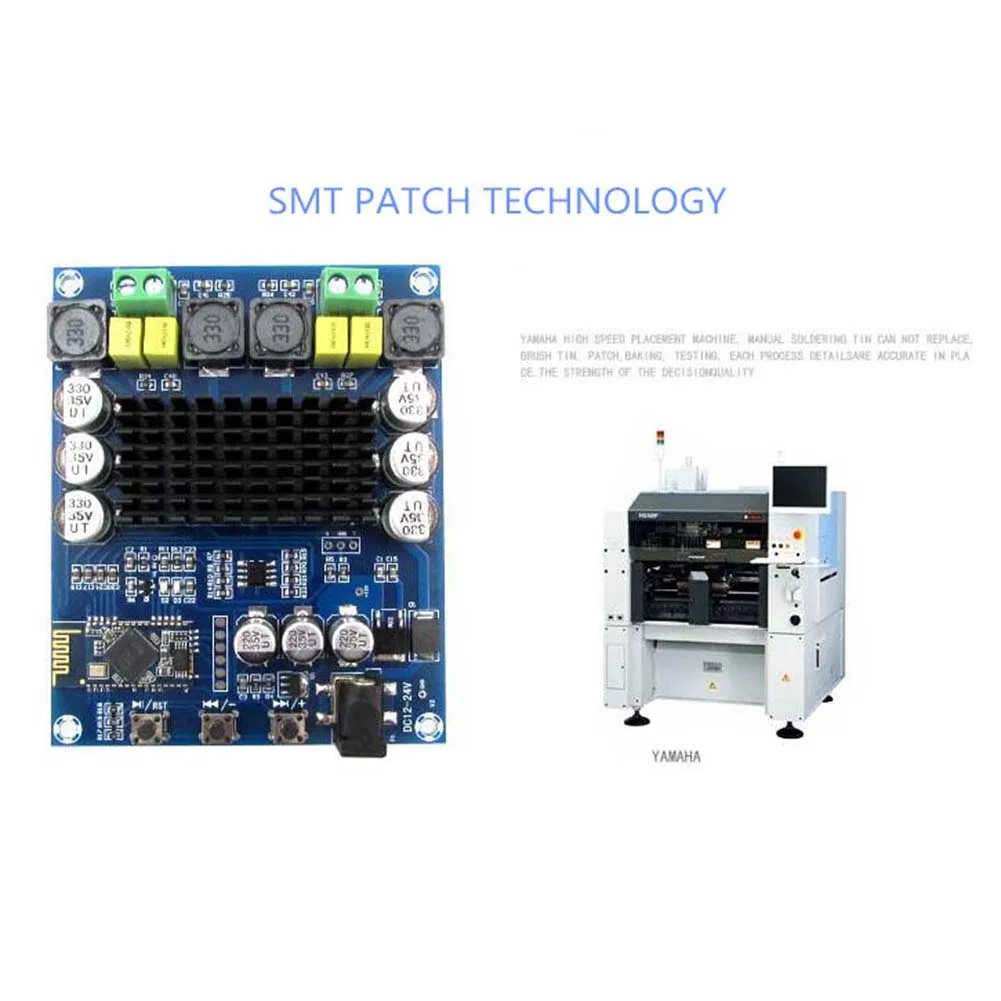 MOOL XH M548 Bluetooth двухканальный 120 Вт + TPA3116D2 плата цифрового усилителя мощности