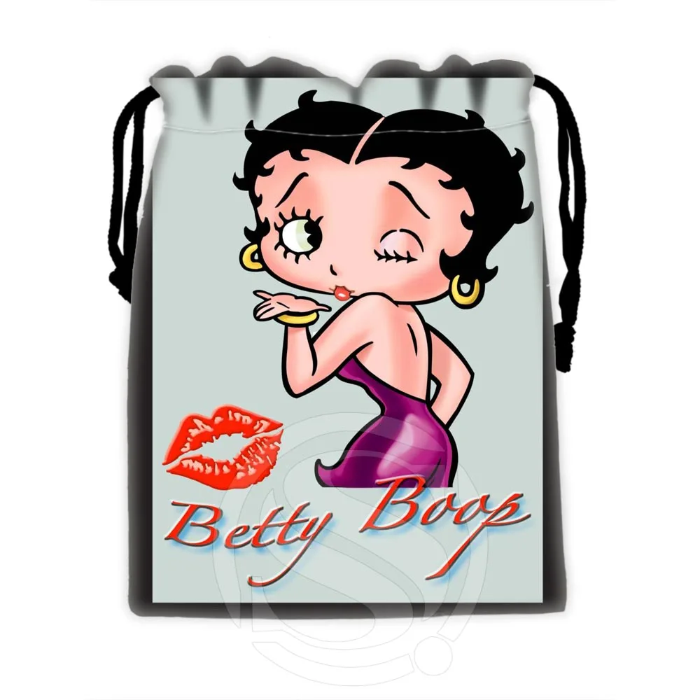 H-P656 пользовательские Betty Boop #12 шнурок сумки для мобильного телефона tablet PC Упаковка Подарочная Bags18X22cm SQ00806 # H0656