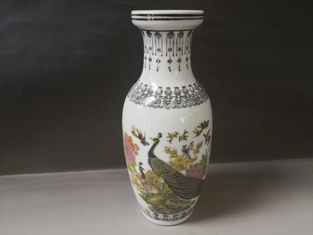 

Chinese old porcelain Blue and white porcelain Painted glaze vase