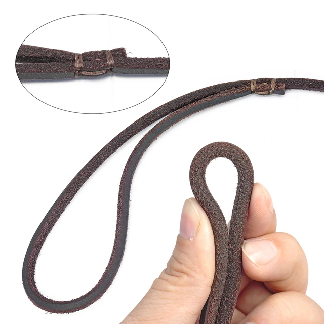 4ft/5ft Leather Dog Leash P Chian Collar Traction Lead Rope For Chihuahua Bulldog Small Dogs Leashes Slip Collars Pet Supplies 3