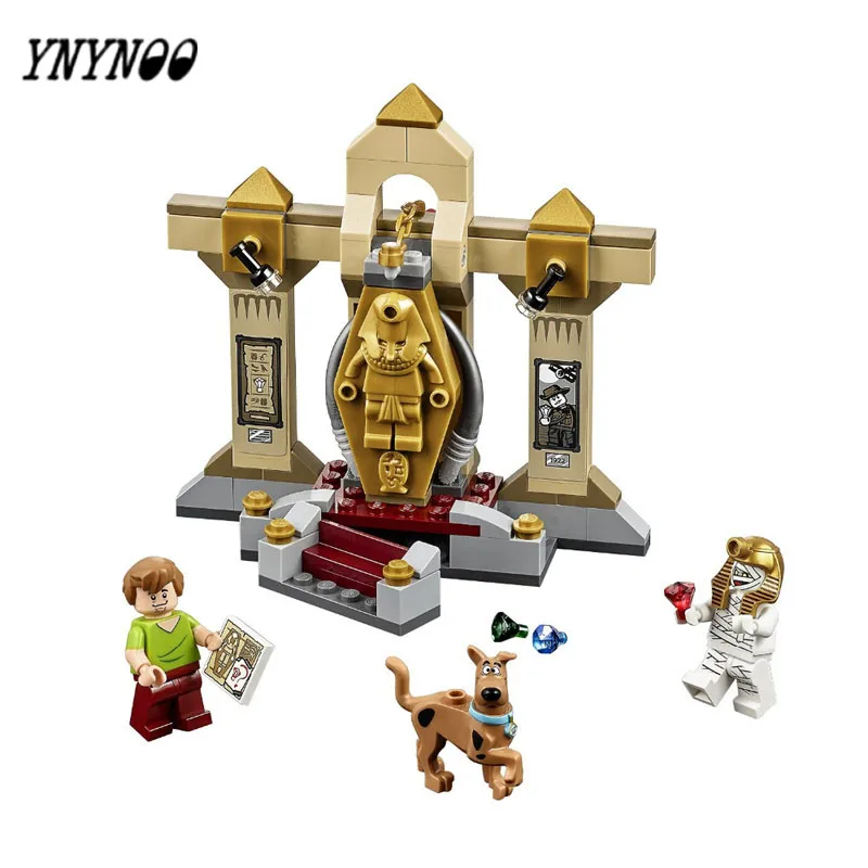 

YNYNOO High Quality Scooby-Doo 10428 Mummy Museum Stery Building Block Model Kits Scooby Doo Dog Blocks Toys BL015
