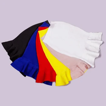 

Spring 2018 New Sexy Solid Color Ruffle Slim Ladies Mermaid Skirt Summer Casual Women High Waist Party Streetwear Skirt