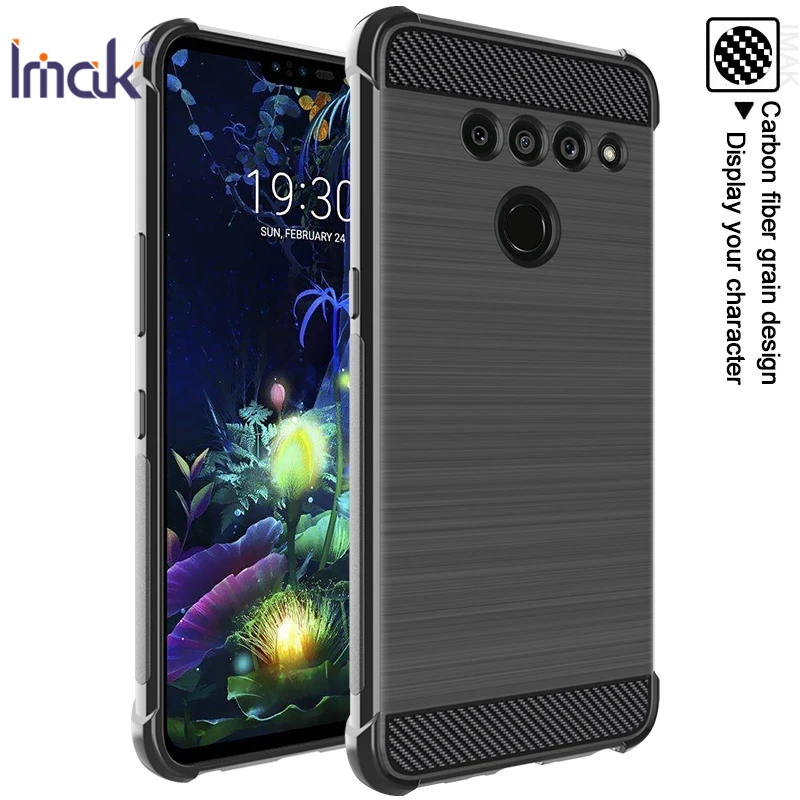IMAK Для LG V50 ThinQ 5G чехол Мягкие TPU силиконовая подушка безопасности углу легкий