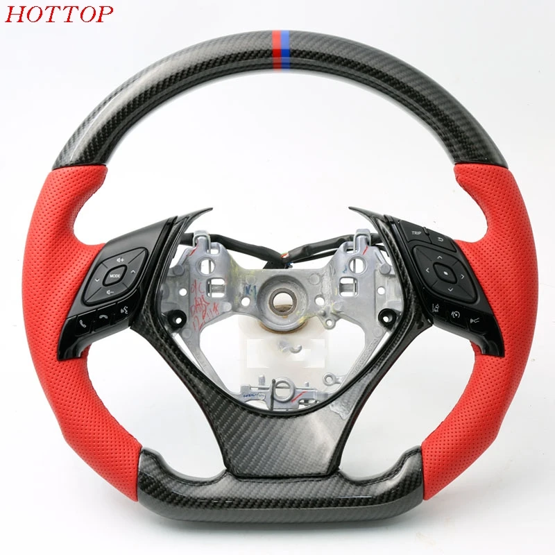 

FOR Toyota C-HR CHR C HR Carbon Fiber Steering Wheel D Type 2016-2018