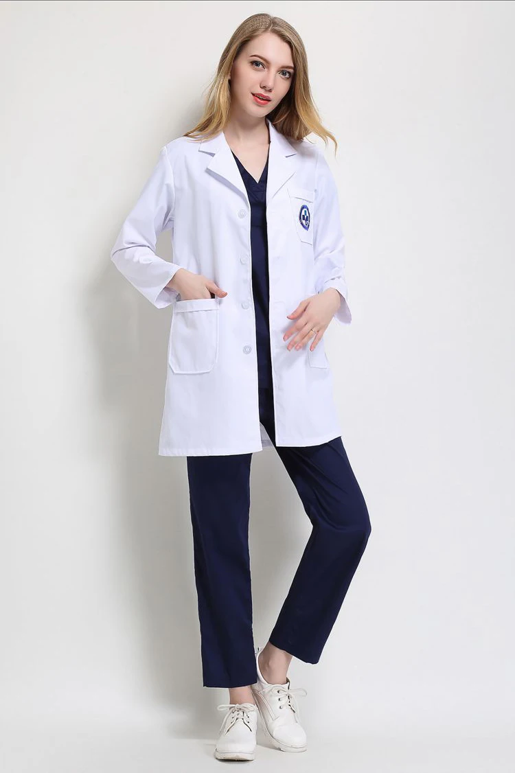 Больничный хирургический халат доктор униформа женский с короткими рукавами Комбинезоны медицинский костюм Лето Скраб Топы + брюки