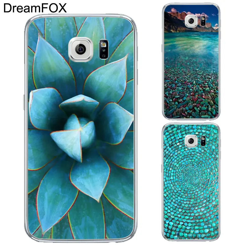 DREAMFOX L271 Бирюзовый Мягкий силиконовый чехол из ТПУ для samsung Galaxy S5 S6 S7 S8 S9 S10 S11 5G S11E S10E