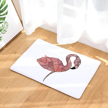 

New Anti- Slip Welcome Floor Mats Flamingo Hallway Kitchen Rug Decoration Stair Carpets Light Thin Crafts Rugs