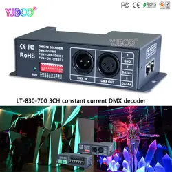 Новый RGB Strip контроллер LT-830-700 DMX/ШИМ 3CH CC декодер; DC12V-DC48V вход; 700mA CC * 3CH выход
