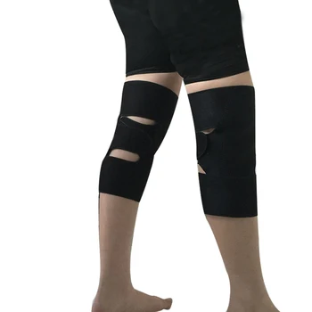 

1Pcs Tourmaline Anti-cold Knee Pain Guard Unisex Knee Support Wool Warm Knee Protector Adjustable Keep Knee Warm Health Care