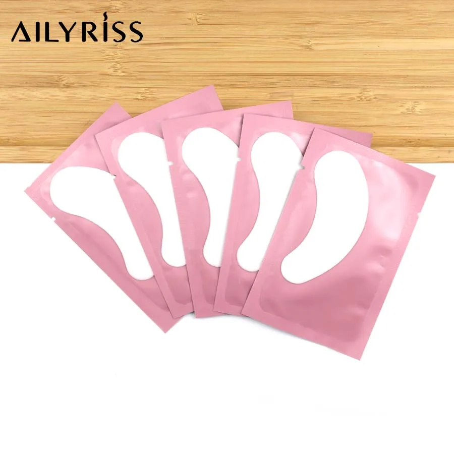 50/100 пар патчей для наращивания ресниц под глазные накладки бумажные Патчи Наклейки для ресниц принадлежности для наращивания AILYRISS