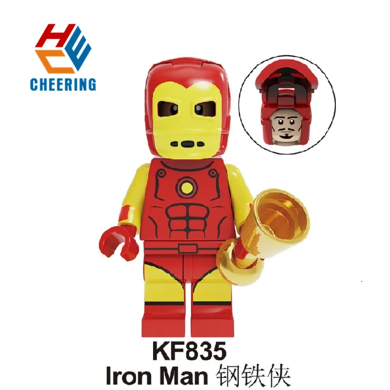 

KF835 Figures Building Blocks Action Avengers 4 Endgame Bricks Gift Super Heroes Assembly Power Stone Iron Man Toys For Children