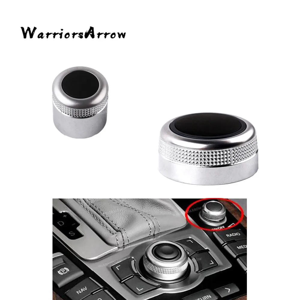 

Multimedia MMI Volume Knob Rotary Button Switch Setting Navigation Main Menu Switch Cover For Audi A6 C6 S6 Allroad Q7 A8 S8