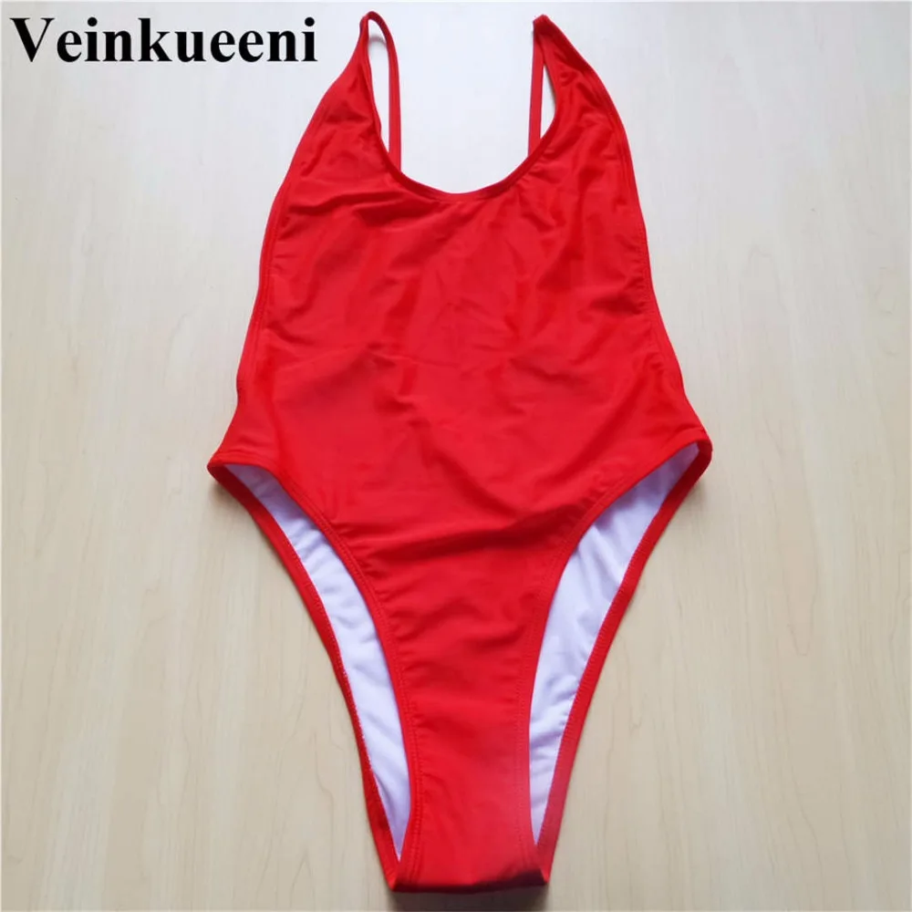 Красный, черный, сексуальный, с высокой посадкой, Цельный купальник для женщин, одежда для плавания, женский купальный костюм, купальник для женщин, монокини, K113