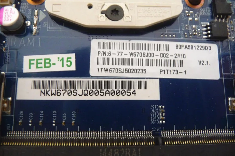 Материнская плата для ноутбука подходит Clevo W670 W670SZ W670SJ GTX850M 6 77 W670SJ00 D02