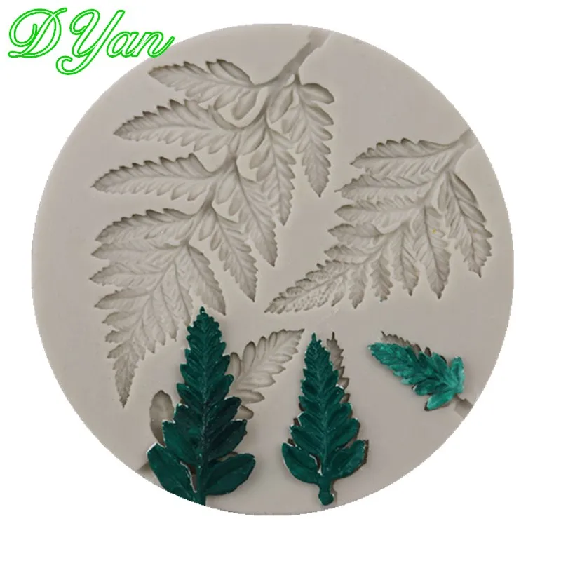

New Leaf Flower Silicone Mold DIY Fondant Cake Mold Chocolate Fudge Mold Baking Utensils A1739