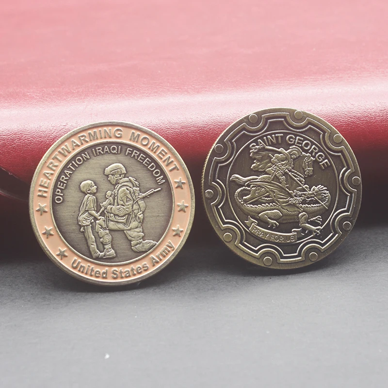 

Cheap custom coins high quality custom medal coin wholesale USA military solid coin hot sales custom 3d coin