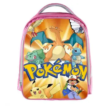 

Anime pokemon children School Bags Cartoon Pikachu Arceus Mew Charizard Kindergarten Backpack Girls Boys Schoolbag Kid Book Bag