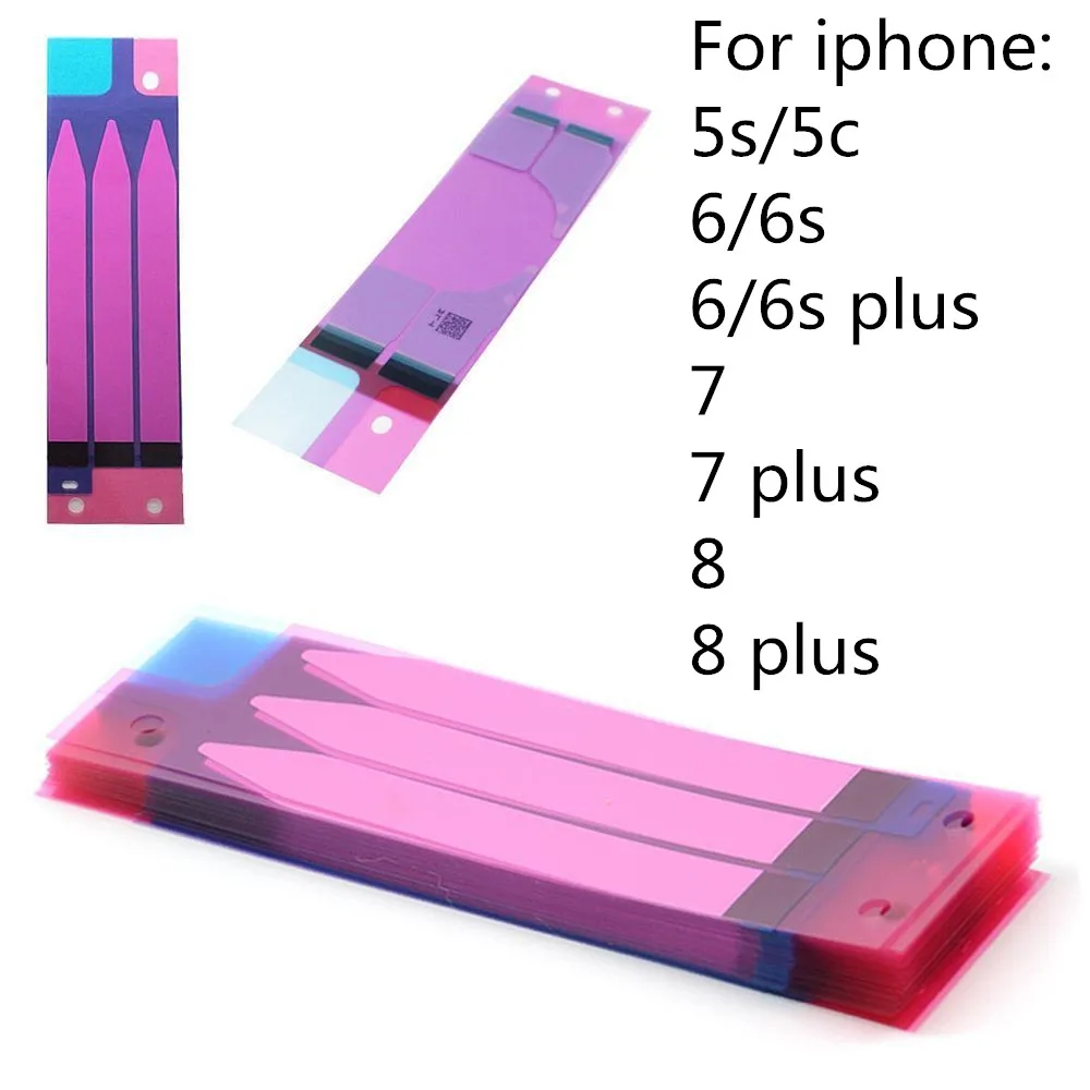 5 шт. клейкая наклейка для батареи лента iPhone 5s 6 6s 7 8 Plus запасная часть