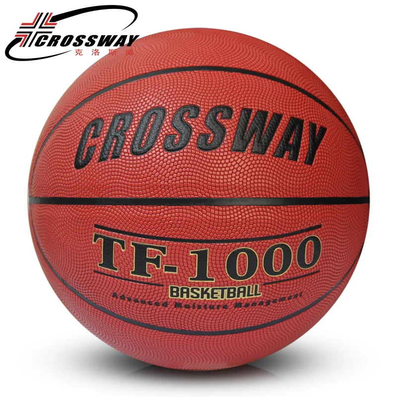 

2017 CROSSWAY Brand Basketball PU Leather Official Basketball Size 7 715 indoor and outdoor basketball ball Free With gift