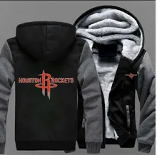 Men’s Hooded Casual Brand Hoodies Clothing Wool Liner Mens Winter Thickened Warm Coat Male Rockets Sweatshirts Outwear