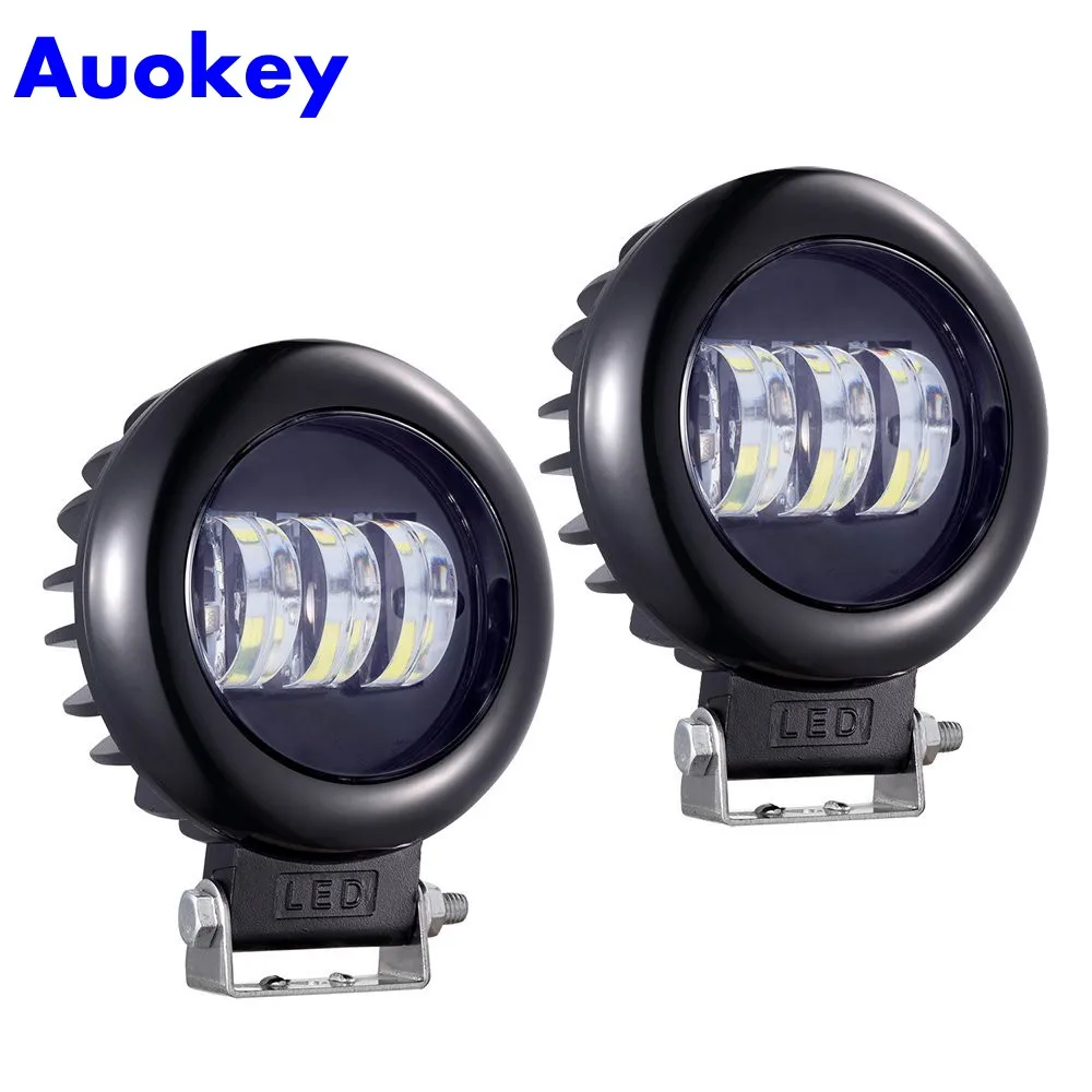 

Krator 2PCS 30W Spotlight Fog Light Off Road Vehicles Round Led Work Lamp Car Styling Lamp For SUV Jeep ATV
