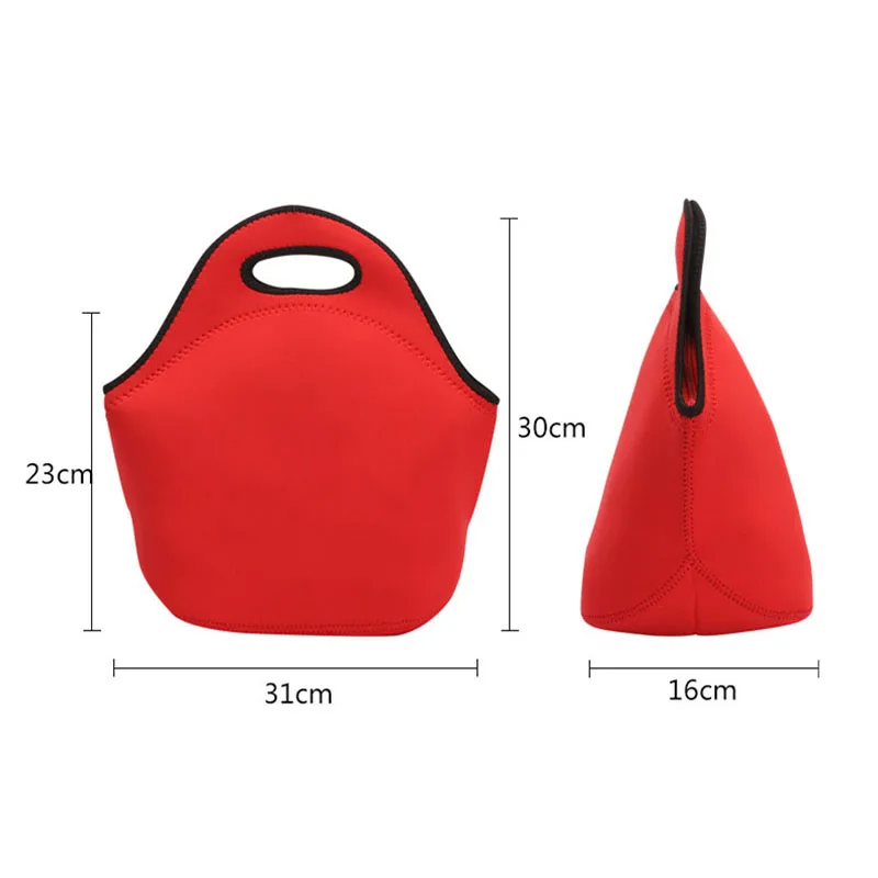 Mara's Dream термоизолированные однотонные сумки для обедов для женщин, детская термо сумка Ланч-бокс, пищевые сумки для пикника Tote