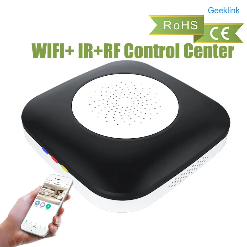 Geeklink Mini Thinker умный дом универсальный пульт дистанционного управления, wifi+ IR+ RF центр управления совместим с Alexa для умного дома