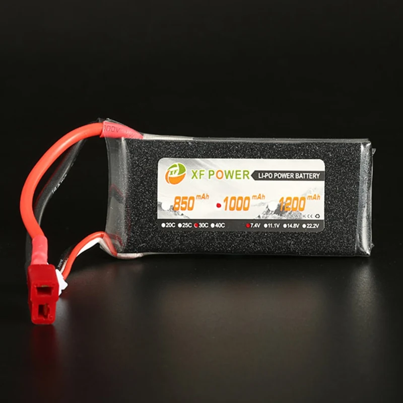 

XF Power 7.4V 1000mAh 2S 30C Lipo Battery T Plug For RC Car Helicopter Quadcopter Multicopter Part